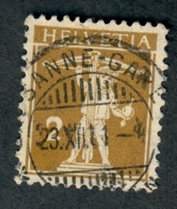 Switzerland #153 used single