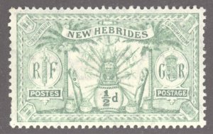 New Hebrides- British, Sc #17, MNH, w/dist. gum