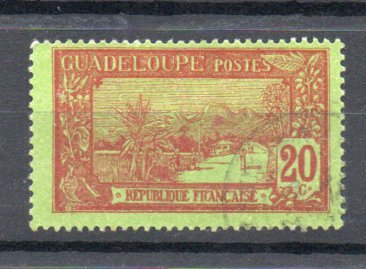 Guadeloupe 66 used (B)