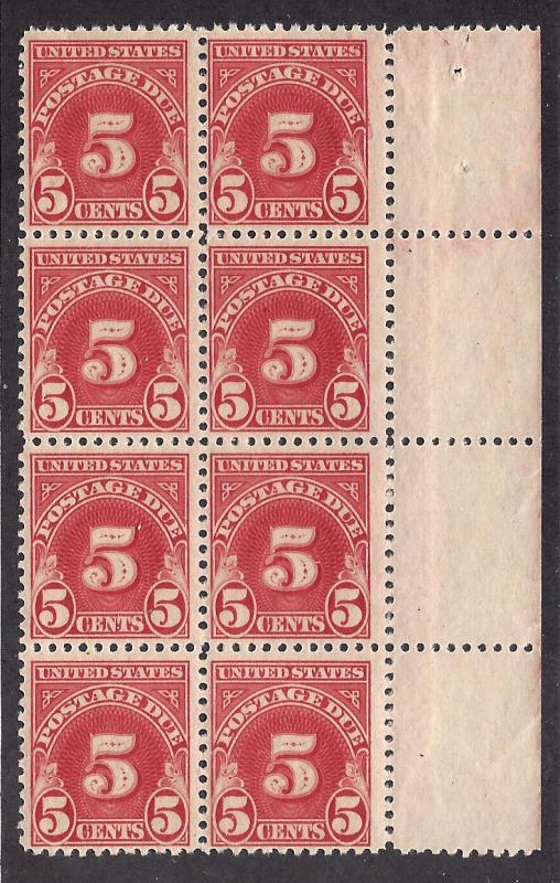 J73 Mint,OG,NH... Block of 8... SCV $340.00