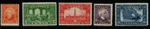 CANADA SG266/70 1927 ANNIVERSARY OF CONFEDERATION MNH