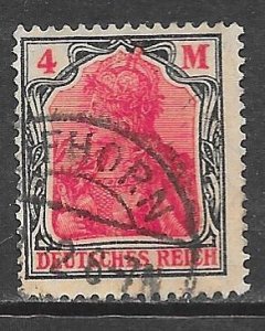 Germany 132: 4m Germania, used, F