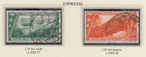 Italy Regno - Sassone n.325-340 +Air A42-43 +Exp 17-18 cv 1320$ used