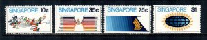 Singapore #175-178  Mint  Scott $7.80