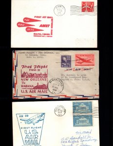 US 3 used first flight covers