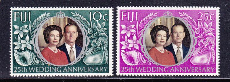 Fiji 328-29 MNH 1972 Silver Wedding