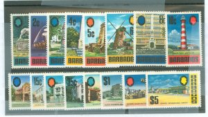 Barbados #328-343 Mint (NH) Single (Complete Set)