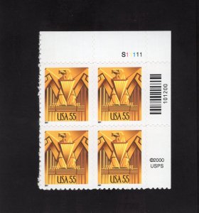 3471 Art Deco Eagle, MNH UR-PB/4