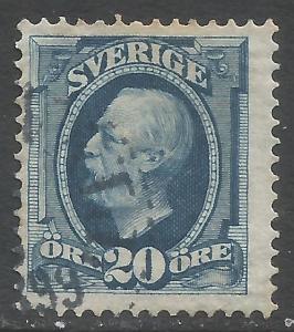 SWEDEN 75 USED THIN O518