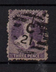 New Zealand 1867 3d mauve SG118 fine used WS36481