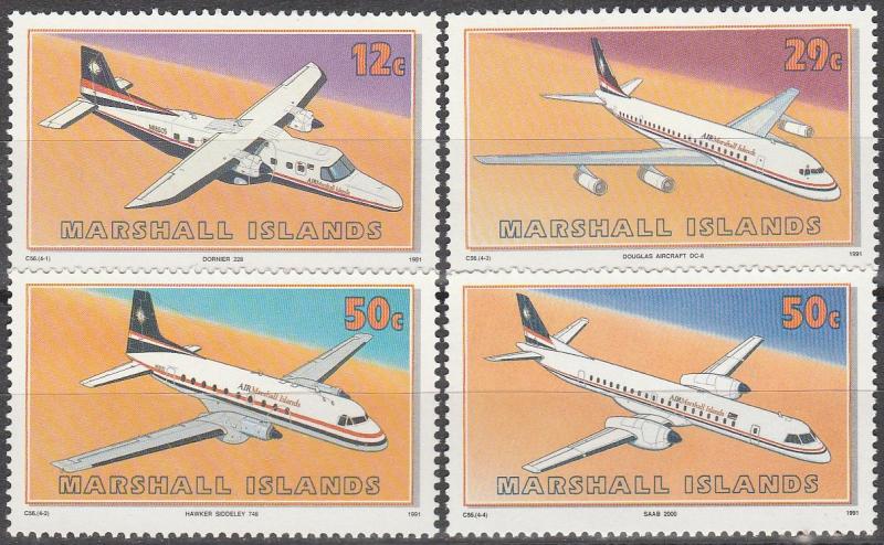 Marshall Islands #407-10  MNH CV $3.10  (K706)