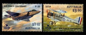 AUSTRALIA SG5395/6 2021 ANNIVERSARY OF ROYAL AUSTRALIAN AIR FORCE MNH
