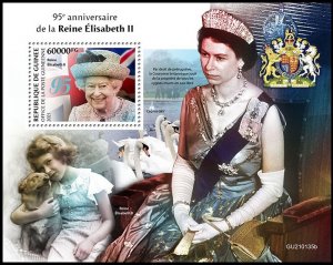 GUINEA 2021 QUEEN ELIZABETH II 95th BIRTHDAY ROYALTY