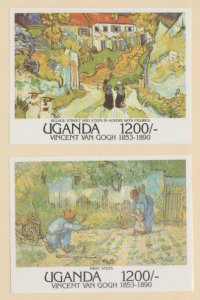 Uganda Scott #916-917 Stamps - Mint NH Souvenir Sheet