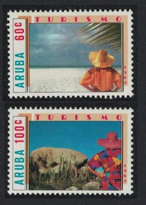 Aruba Tourism 2v 1987 MNH SG#36-37