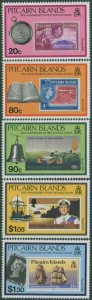 Pitcairn Islands 1990 SG380-384 Stamp Anniversaries set MNH