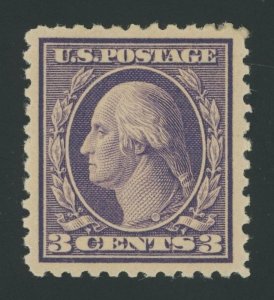 USA 502 - 3 cent Washington Type II - Perf 11 - VF/XF Mint light hinged