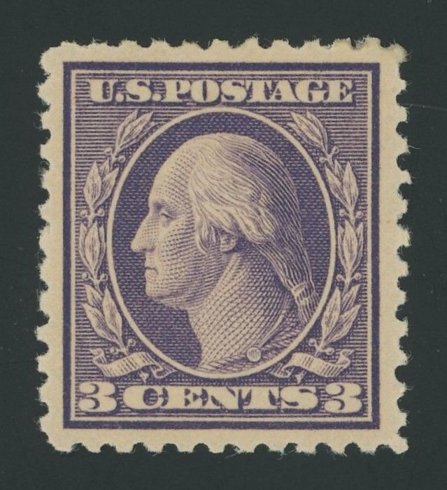 USA 502 - 3 cent Washington Type II - Perf 11 - VF/XF Mint light hinged