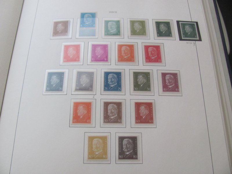 GERMANY MNH 1924-1945 LIGHTHOUSE ALBUM COMPLETE SUPERB (187) SEE DESCRIPTION