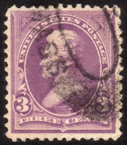 1895, US 3c, Jackson, Used, Sc 268