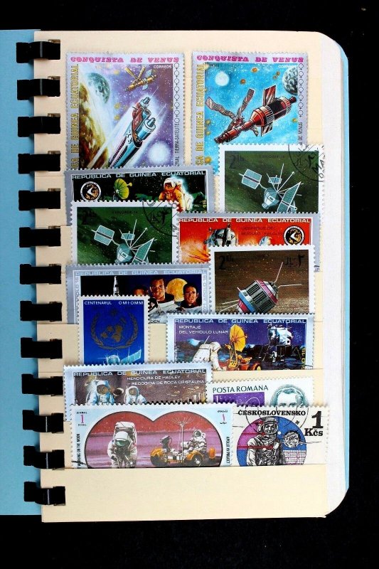 Deluxe Vintage Stamp Collecting Starter Kit by USPS Space Stamps