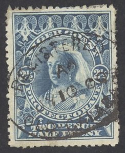 Niger Coast Protectorate Sc# 46 Used 1894 2½p Queen Victoria