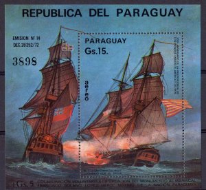Paraguay 1975 Sc#1624 AMERICAN BICENTENNIAL-MONTGOMERY  Souvenir Sheet MNH