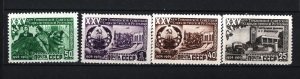 RUSSIA/USSR 1950 TURKMEN SSR SET OF 4 STAMPS MNH