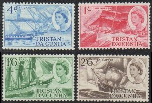 Tristan da Cunha 1969 Clipper Ships MH