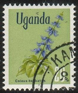 Uganda #118 - Flower - Used (Ug-020)