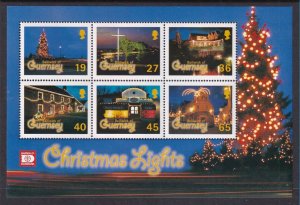 Guernsey 755a Christmas Souvenir Sheet MNH VF