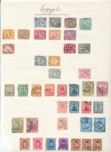 EGYPT Ethiopia Early/Mid MH Used Mixture Incl. Wildlife (Apx 130) /AGA107