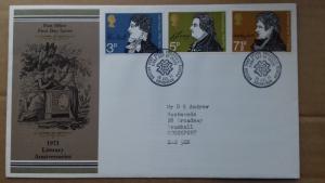 Great Britain FDC 1971 Great Authors