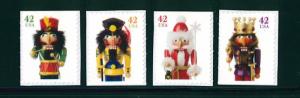 US Scott # 4360-63  // Holiday Nutcrackers 2008 Set Of Singles