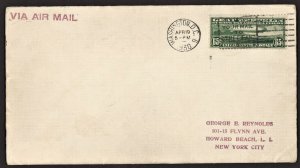 #C13, FDC First Day Cover - 65c Graf Zeppelin, Apr 19 1930, XF, Scott $1,000