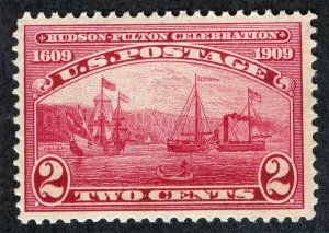 US Sc 372 Carmine 2¢ 1909 p.12 DLW Never Hinged Original Gum