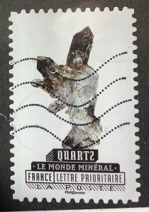 France 2016 Scott 4951 used -  Mineral world, Quartz