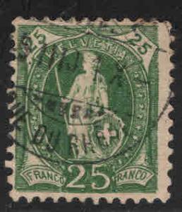 Switzerland Scott 83a used from 1891-1899 set perf 11.5x11