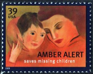 SC#4031 39¢ Amber Alert Single (2006) SA