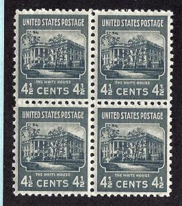 809 Mint,OG,LH/NH... Block of 4... SCV $1.60