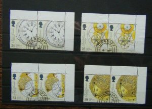 Great Britain 1993 300th Anniversary of John Harrison set in pairs Used