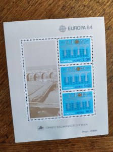 Europa – Bridge   1984 153.00  Azores   Europe  ,sheet