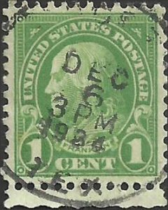 # 632 Used Green Ben Franklin