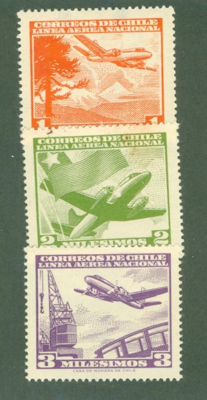 CHILE C222-24 MH BIN $1.50 