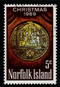 NORFOLK ISLAND SG102 1969 CHRISTMAS FINE USED