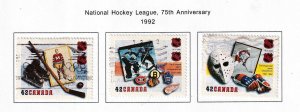 Canada 1992  -  NHL    - VF-Used  set  # 1443-1445