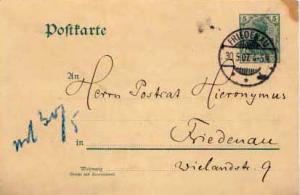 Germany, Government Postal Card