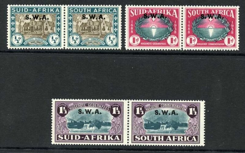 South West Africa SG111/3 1939 Anniversary set U/M Cat 65 pounds