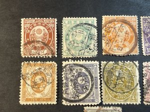 JAPAN # 75-84--USED---COMPLETE SET---1888-92