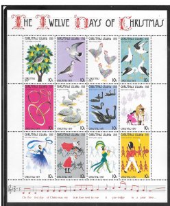 Christmas Island #86 MNH Christmas Souvenir Sheet (16376) (Stock Photo)